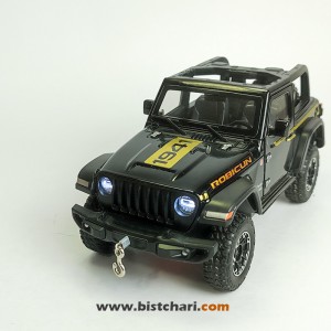 ماکت ماشین جیپ Jeep مدل Wrangler Rubicon رنگ مشکی