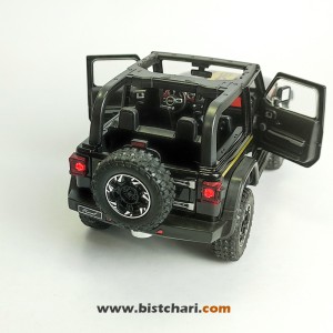 ماکت ماشین جیپ Jeep مدل Wrangler Rubicon رنگ مشکی