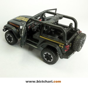 ماکت ماشین جیپ Jeep مدل Wrangler Rubicon رنگ مشکی