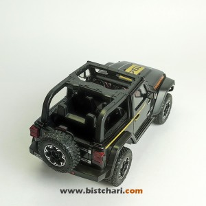 ماکت ماشین جیپ Jeep مدل Wrangler Rubicon رنگ مشکی