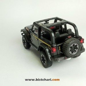 ماکت ماشین جیپ Jeep مدل Wrangler Rubicon رنگ مشکی