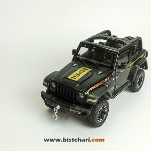 ماکت ماشین جیپ Jeep مدل Wrangler Rubicon رنگ مشکی