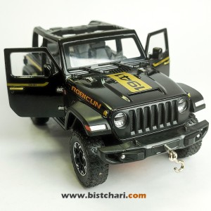 ماکت ماشین جیپ Jeep مدل Wrangler Rubicon رنگ مشکی