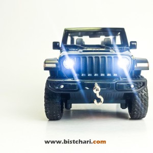 ماکت ماشین جیپ Jeep مدل Wrangler Rubicon رنگ مشکی