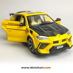 ماکت ماشین لامبورگینی Lamborghini مدل Urus رنگ زرد