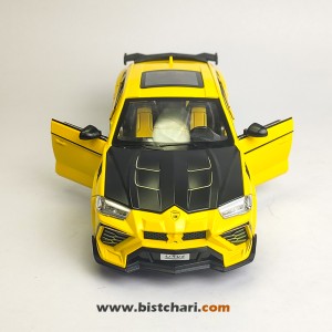 ماکت ماشین لامبورگینی Lamborghini مدل Urus رنگ زرد