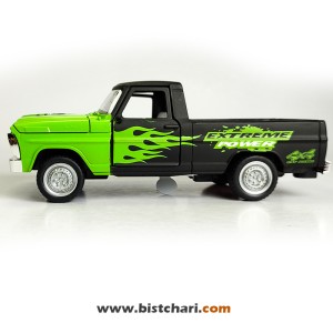 ماکت ماشین فورد Ford مدل F-100 رنگ مشکی/سبز