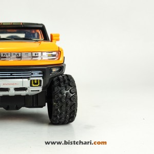 ماکت ماشین جی ام سی GMC مدل Hummer EV رنگ نارنجی