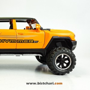 ماکت ماشین جی ام سی GMC مدل Hummer EV رنگ نارنجی