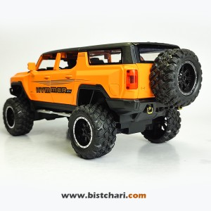 ماکت ماشین جی ام سی GMC مدل Hummer EV رنگ نارنجی