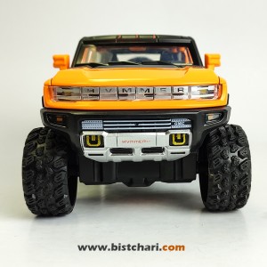 ماکت ماشین جی ام سی GMC مدل Hummer EV رنگ نارنجی