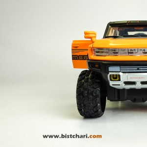 ماکت ماشین جی ام سی GMC مدل Hummer EV رنگ نارنجی