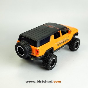 ماکت ماشین جی ام سی GMC مدل Hummer EV رنگ نارنجی