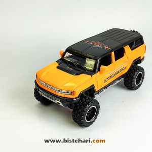 ماکت ماشین جی ام سی GMC مدل Hummer EV رنگ نارنجی