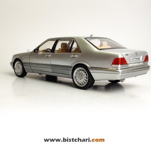 ماکت ماشین مرسدس بنز  Mercedes-Benz مدل S-Class W140 رنگ نقره ای