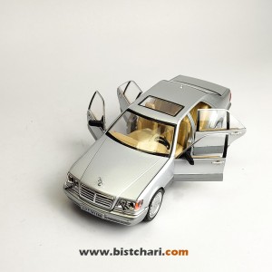 ماکت ماشین مرسدس بنز  Mercedes-Benz مدل S-Class W140 رنگ نقره ای
