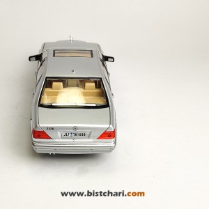 ماکت ماشین مرسدس بنز  Mercedes-Benz مدل S-Class W140 رنگ نقره ای