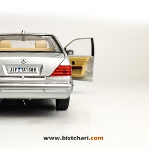 ماکت ماشین مرسدس بنز  Mercedes-Benz مدل S-Class W140 رنگ نقره ای