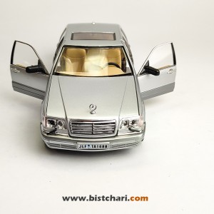 ماکت ماشین مرسدس بنز  Mercedes-Benz مدل S-Class W140 رنگ نقره ای