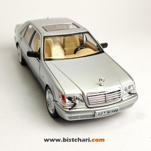 ماکت ماشین مرسدس بنز  Mercedes-Benz مدل S-Class W140 رنگ نقره ای