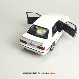 ماکت ماشین بی ام و BMW مدل M3 E30 سفید