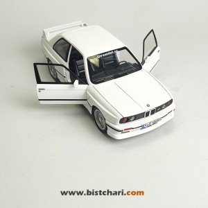 ماکت ماشین بی ام و BMW مدل M3 E30 سفید