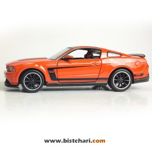 ماکت ماشین فورد Ford مدل Mustang Boss 302 رنگ نارنجی
