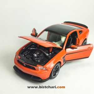 ماکت ماشین فورد موستانگ Ford  مدل Boss 302 رنگ نارنجی