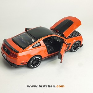 ماکت ماشین فورد موستانگ Ford  مدل Boss 302 رنگ نارنجی