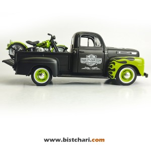 ماکت ماشین فورد Ford مدل F-1 رنگ مشکی/سبز