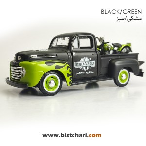 ماکت ماشین فورد Ford مدل F-1 رنگ مشکی/سبز