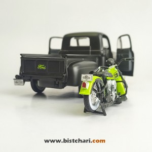 ماکت ماشین فورد Ford مدل F-1 رنگ مشکی/سبز