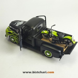 ماکت ماشین فورد Ford مدل F-1 رنگ مشکی/سبز