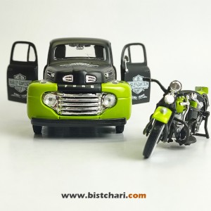 ماکت ماشین فورد Ford مدل F-1 رنگ مشکی/سبز