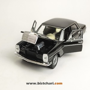 ماکت ماشین مرسدس بنز Mercedes-Benz مدل (W115)220 رنگ مشکی