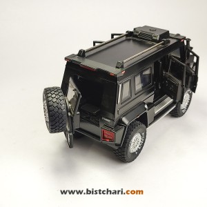 ماکت ماشین مرسدس بنز Mercedes-Benz مدل Unimog U5000 رنگ مشکی