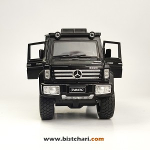 ماکت ماشین مرسدس بنز Mercedes-Benz مدل Unimog U5000 رنگ مشکی