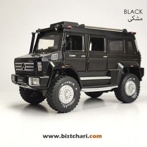ماکت ماشین مرسدس بنز Mercedes-Benz مدل Unimog U5000 رنگ مشکی