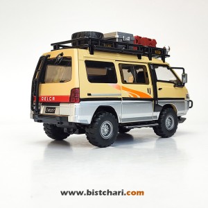 ماکت ماشین میتسوبیشی Mitsubishi مدل Delica رنگ خاکی