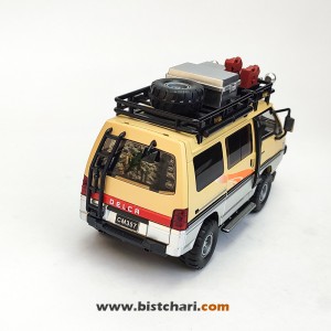 ماکت ماشین میتسوبیشی Mitsubishi مدل Delica رنگ خاکی