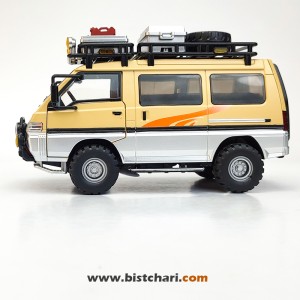 ماکت ماشین میتسوبیشی Mitsubishi مدل Delica رنگ خاکی