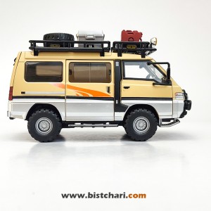 ماکت ماشین میتسوبیشی Mitsubishi مدل Delica رنگ خاکی