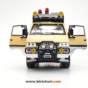 ماکت ماشین میتسوبیشی Mitsubishi مدل Delica رنگ خاکی