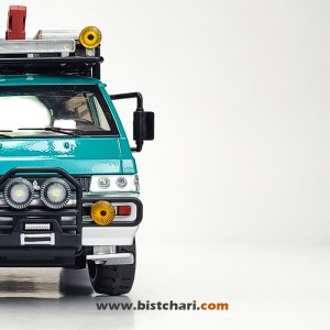 ماکت ماشین میتسوبیشی Mitsubishi مدل Delica رنگ سبز