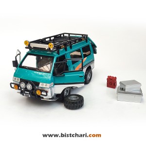 ماکت ماشین میتسوبیشی Mitsubishi مدل Delica رنگ سبز