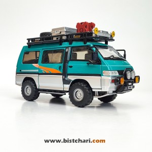 ماکت ماشین میتسوبیشی Mitsubishi مدل Delica رنگ سبز