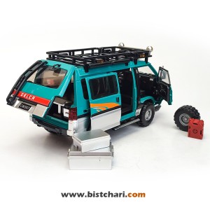 ماکت ماشین میتسوبیشی Mitsubishi مدل Delica رنگ سبز