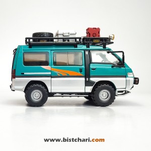 ماکت ماشین میتسوبیشی Mitsubishi مدل Delica رنگ سبز