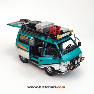 ماکت ماشین میتسوبیشی Mitsubishi مدل Delica رنگ سبز