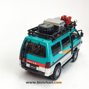 ماکت ماشین میتسوبیشی Mitsubishi مدل Delica رنگ سبز